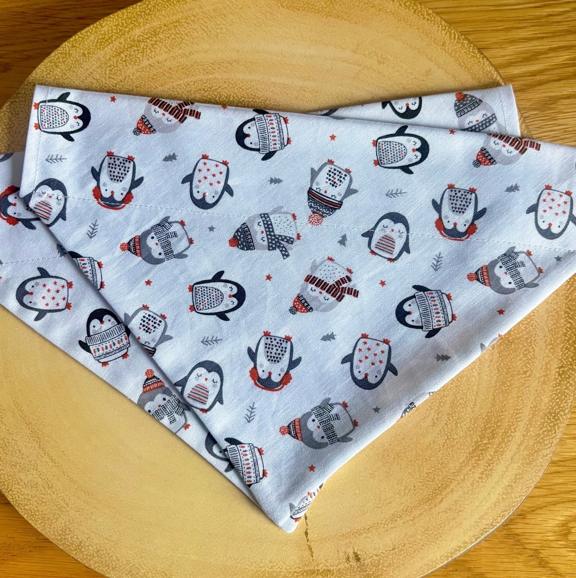 Penguin Party Christmas Dog Bandana / Cat Bandana