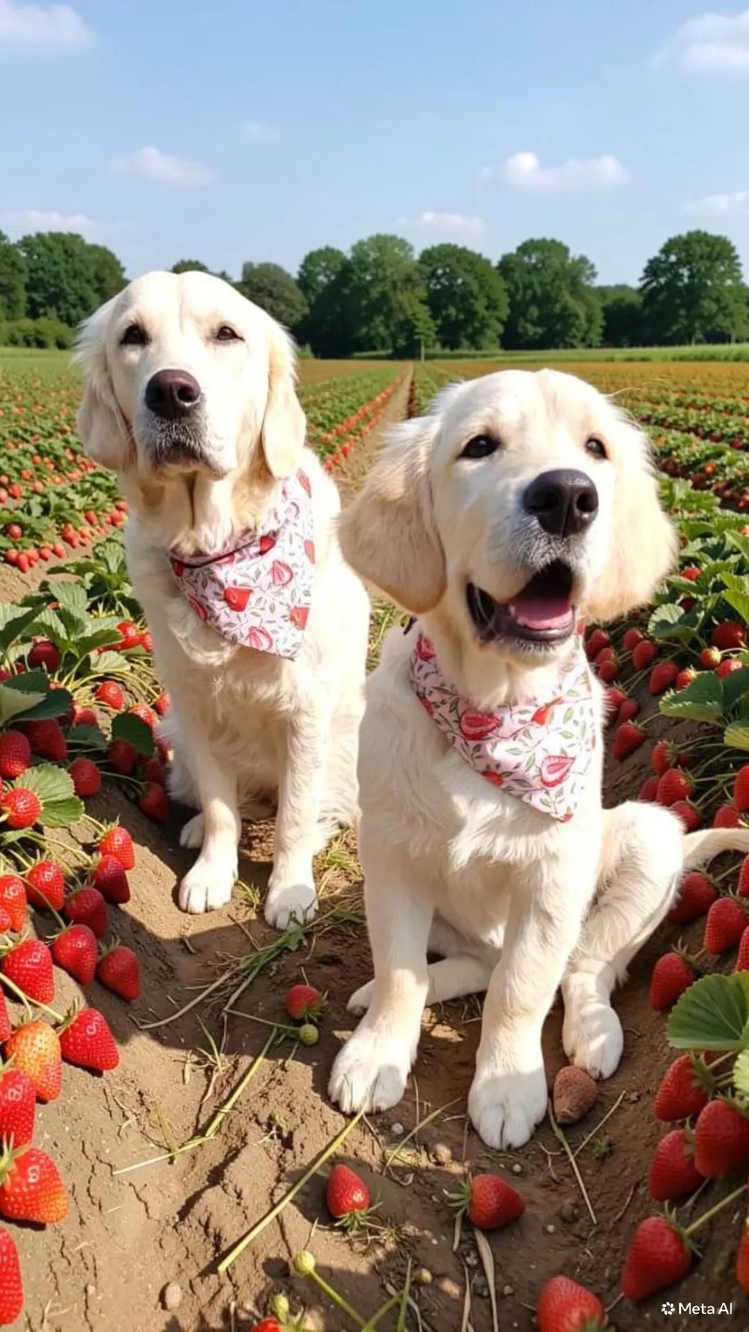 Strawberry Season Dog Bandana / Cat Bandana