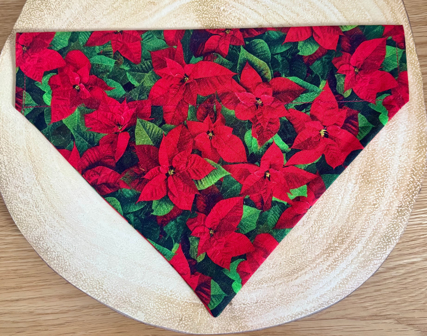 Poinsettia Dog Bandana / Cat Bandana