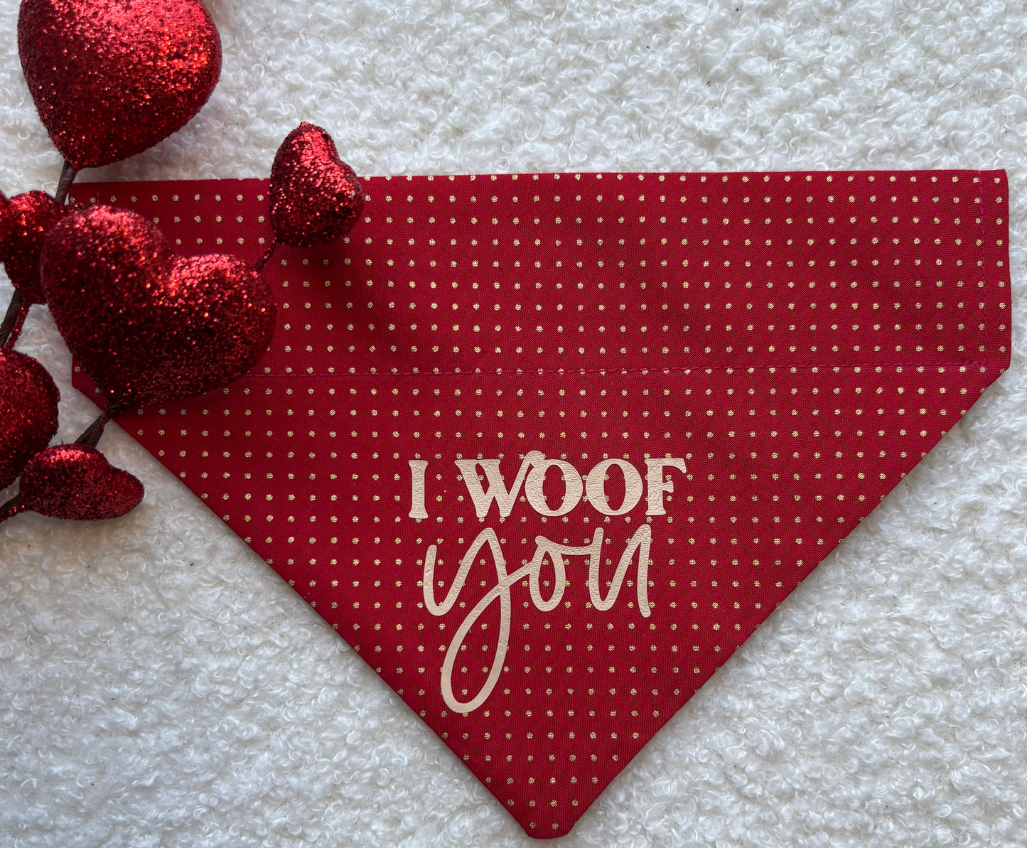 ‘I Woof You’ Pet Bandana