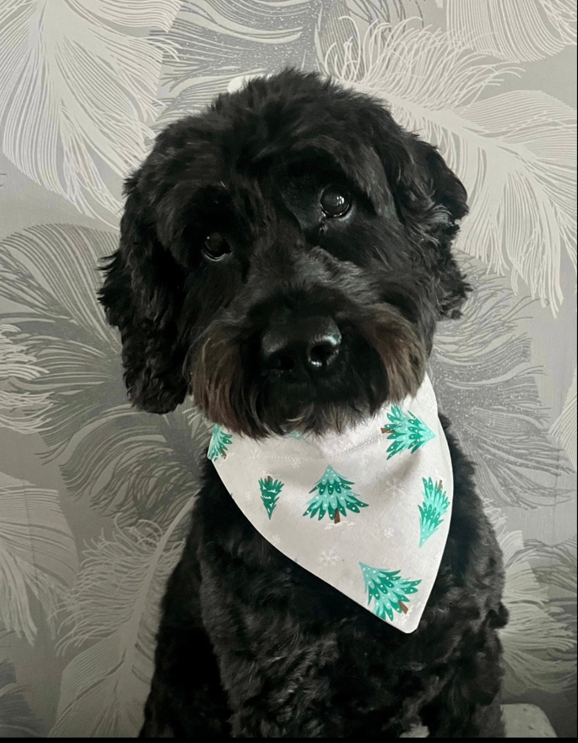 ‘Tree-mendous Christmas’ Dog Bandana