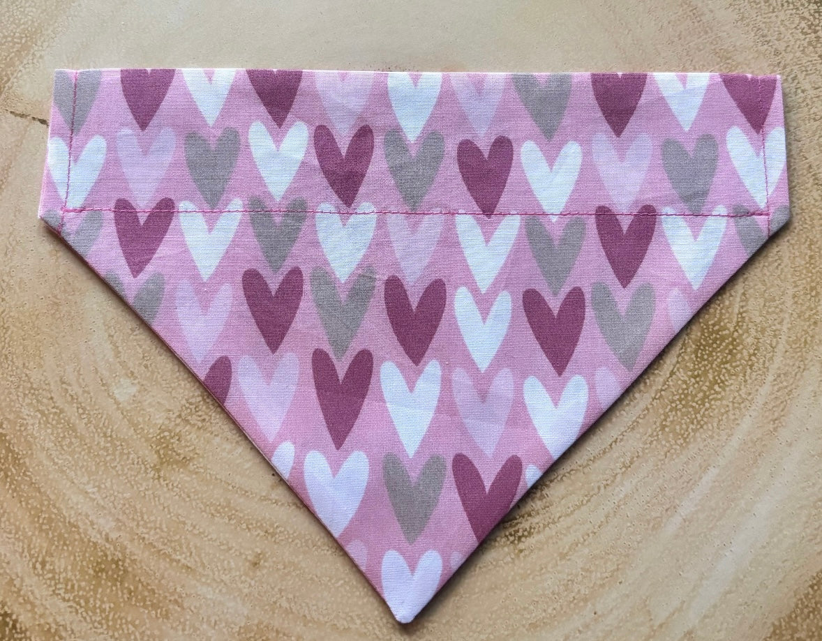 Follow Your Heart (Pink) Dog Bandana / Cat Bandana