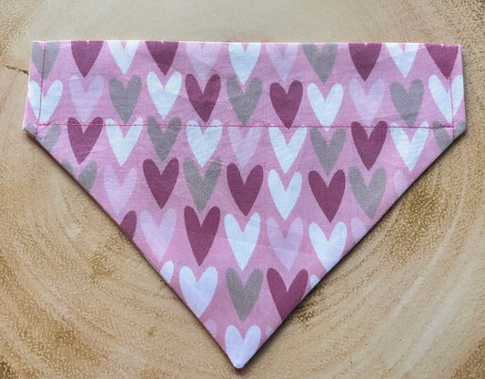 Follow Your Heart (Pink) Dog Bandana / Cat Bandana