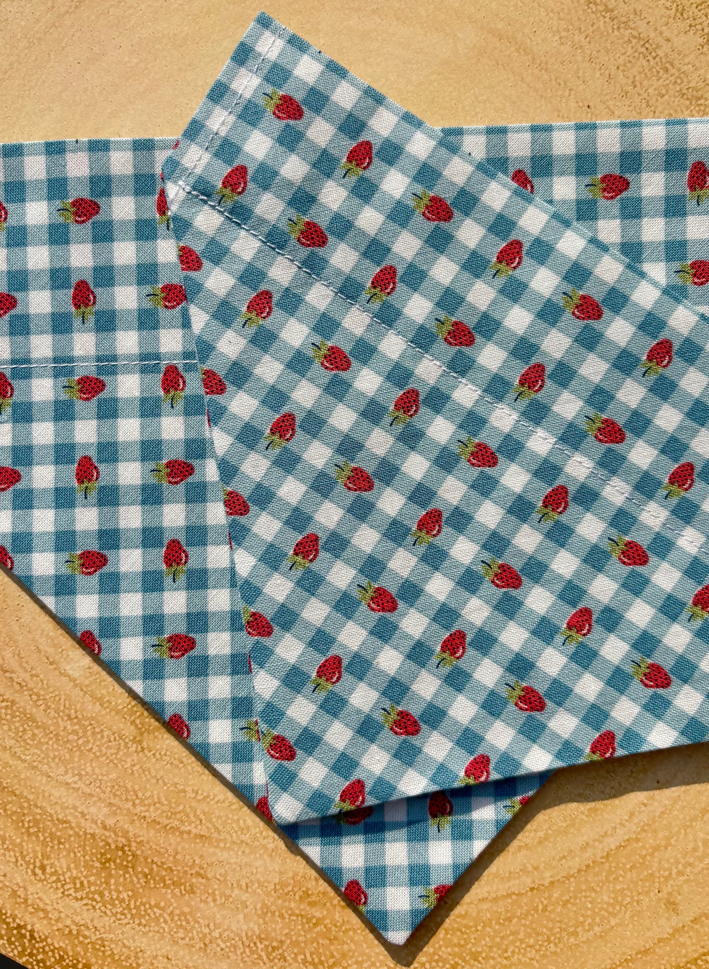 ‘Strawberry Picnic’ Pet Bandana