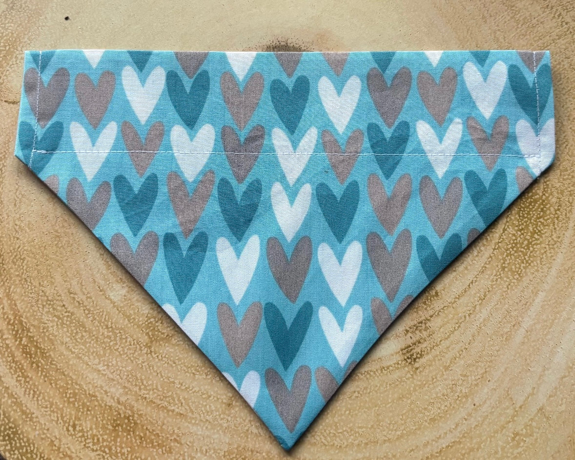 Follow Your Heart (Blue) Dog Bandana / Cat Bandana